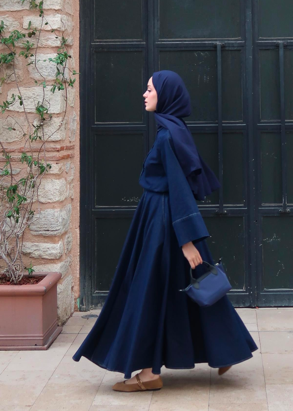 Diana Denim Skirt Set