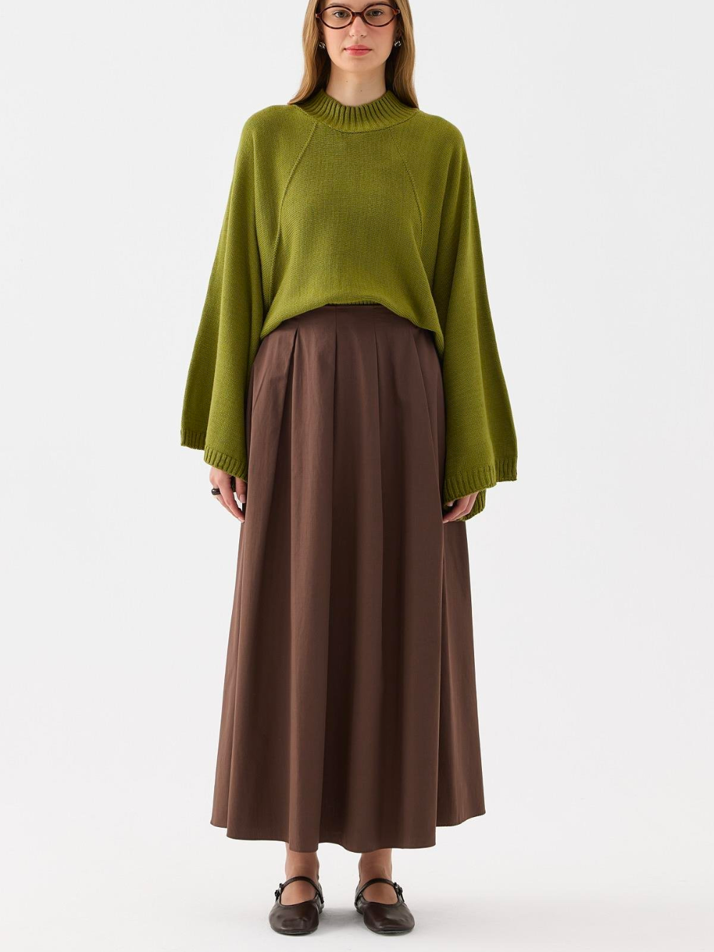 Oya Skirt Brown