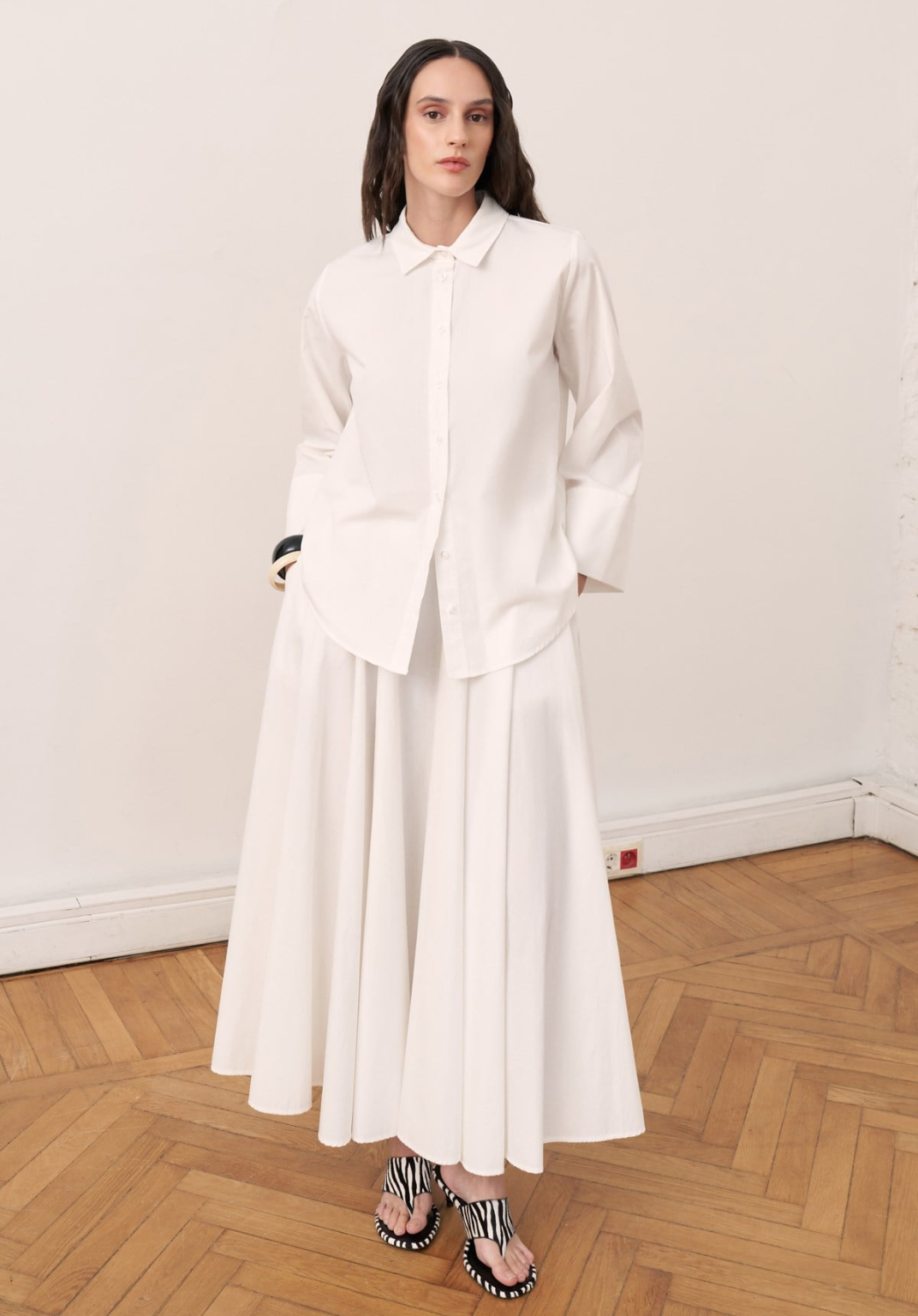 Dalila Skirt Co-ord - White