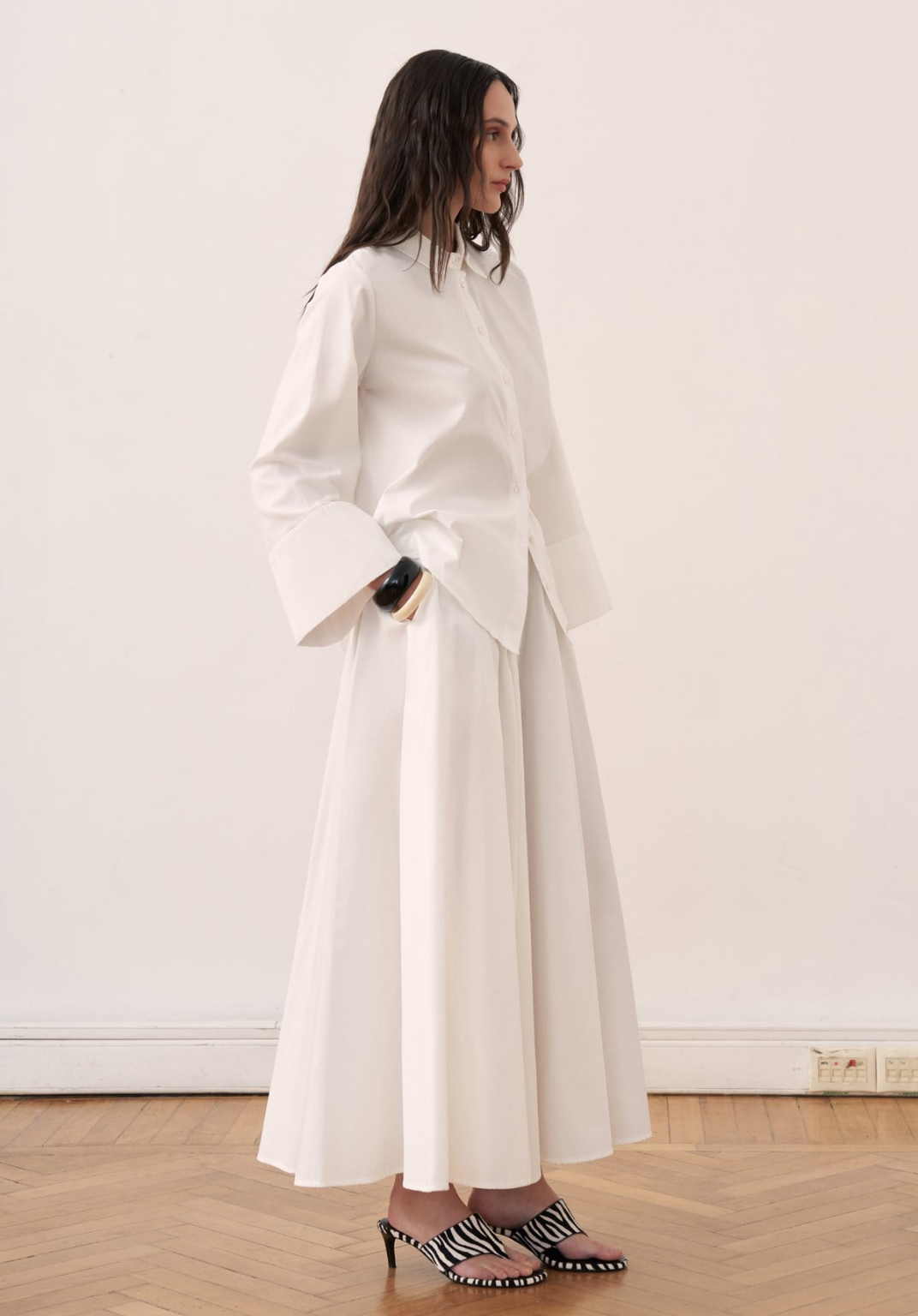 Dalila Skirt Co-ord - White