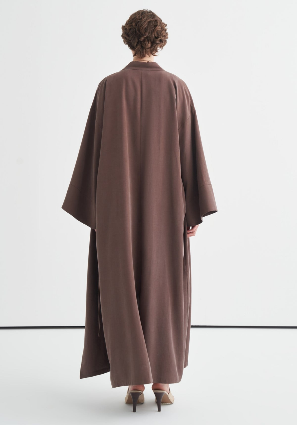 Carla Tie Detail Kimono Brown