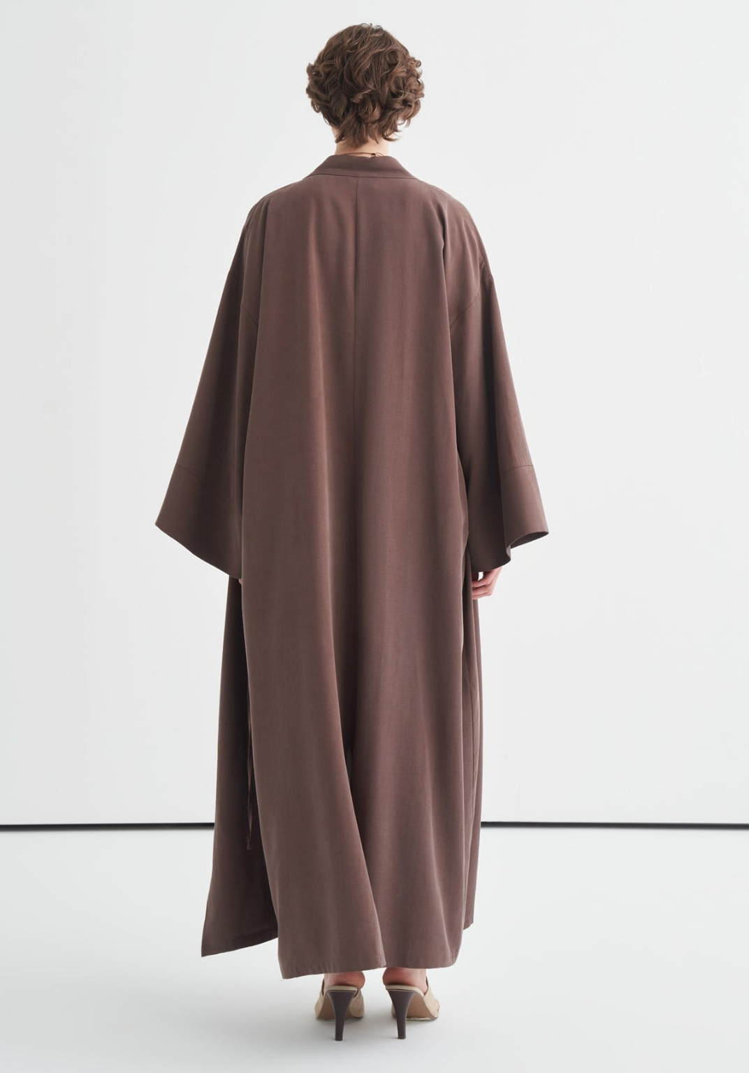 Carla Tie Detail Kimono Brown