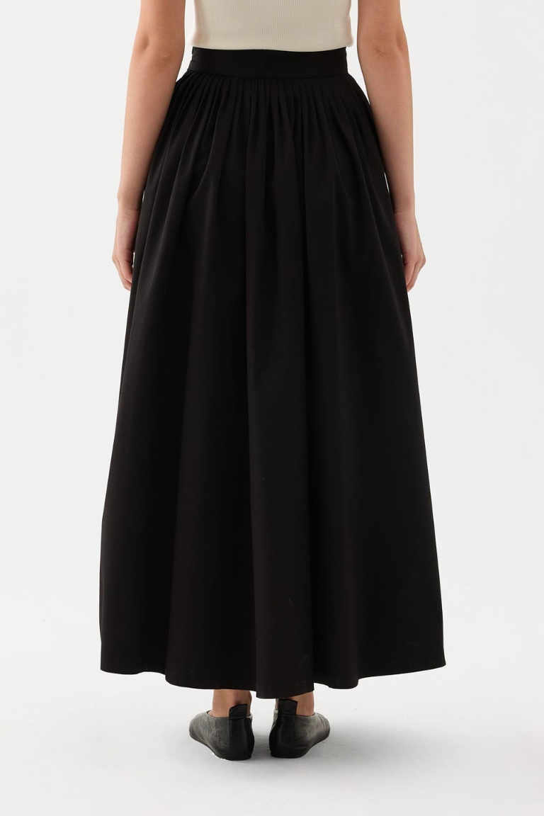 Black Fever Pleated Skirt