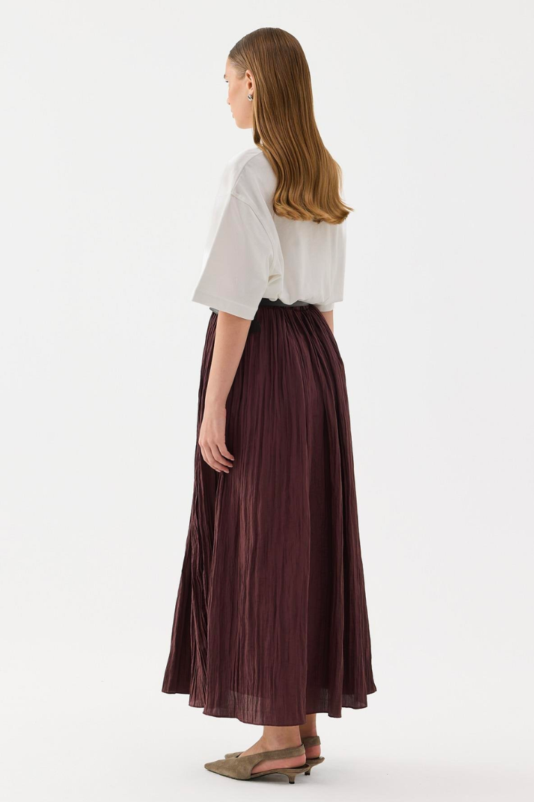 Esme Skirt Brown Plum