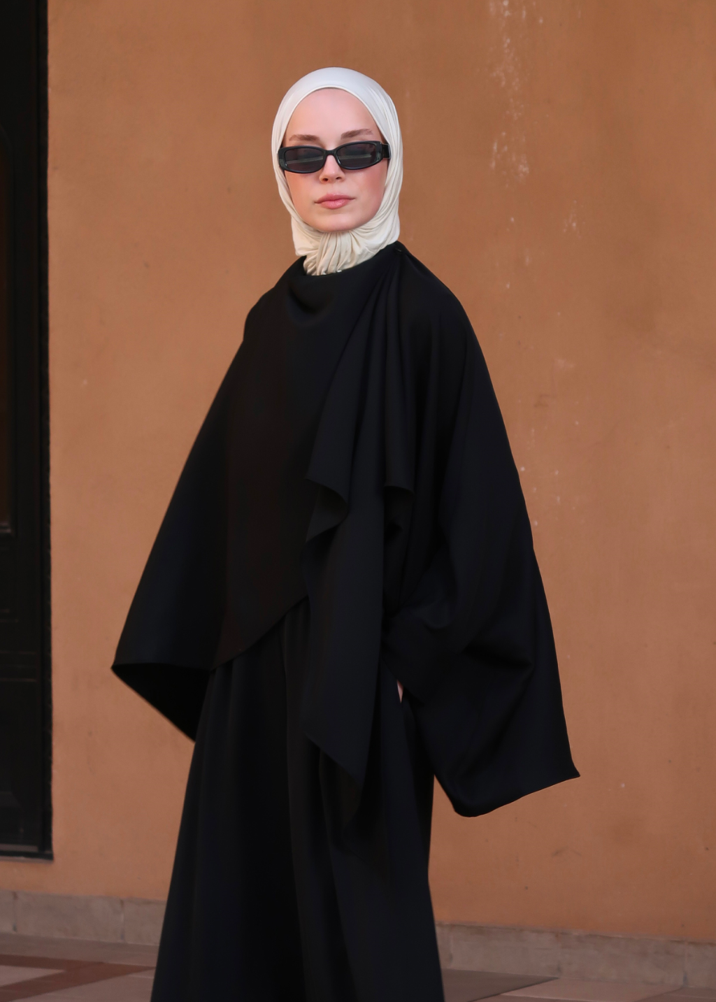 Joud Shawl-Detail Co-Ord Black