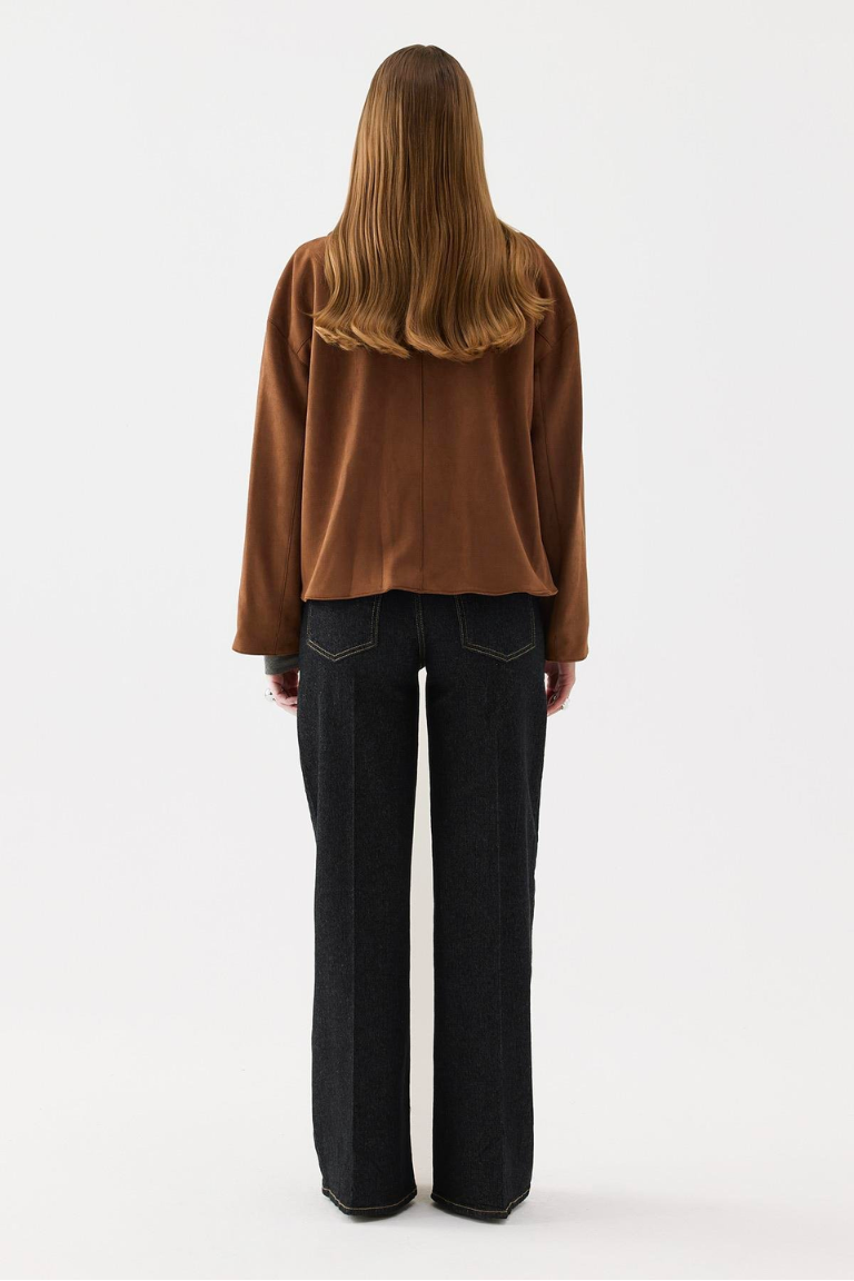 Suede Jacket - Camel