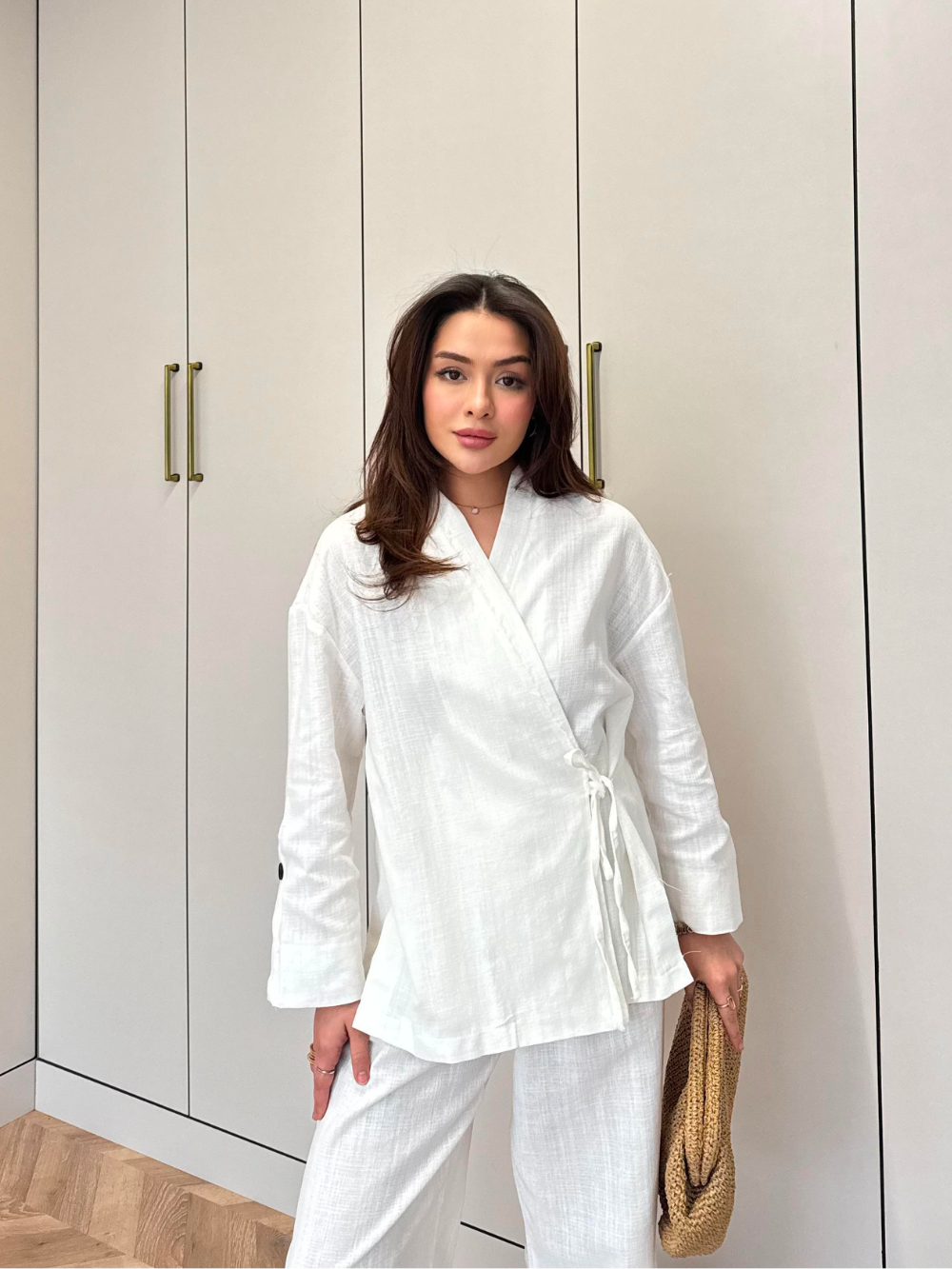 Tulay Linen Co-Ord White