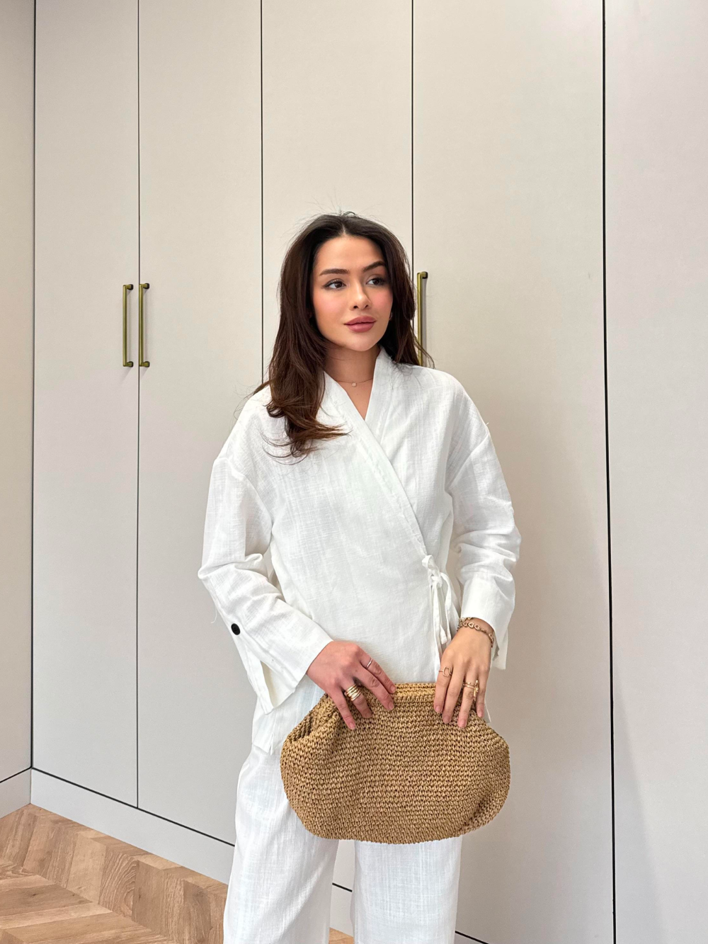 Tulay Linen Co-Ord White