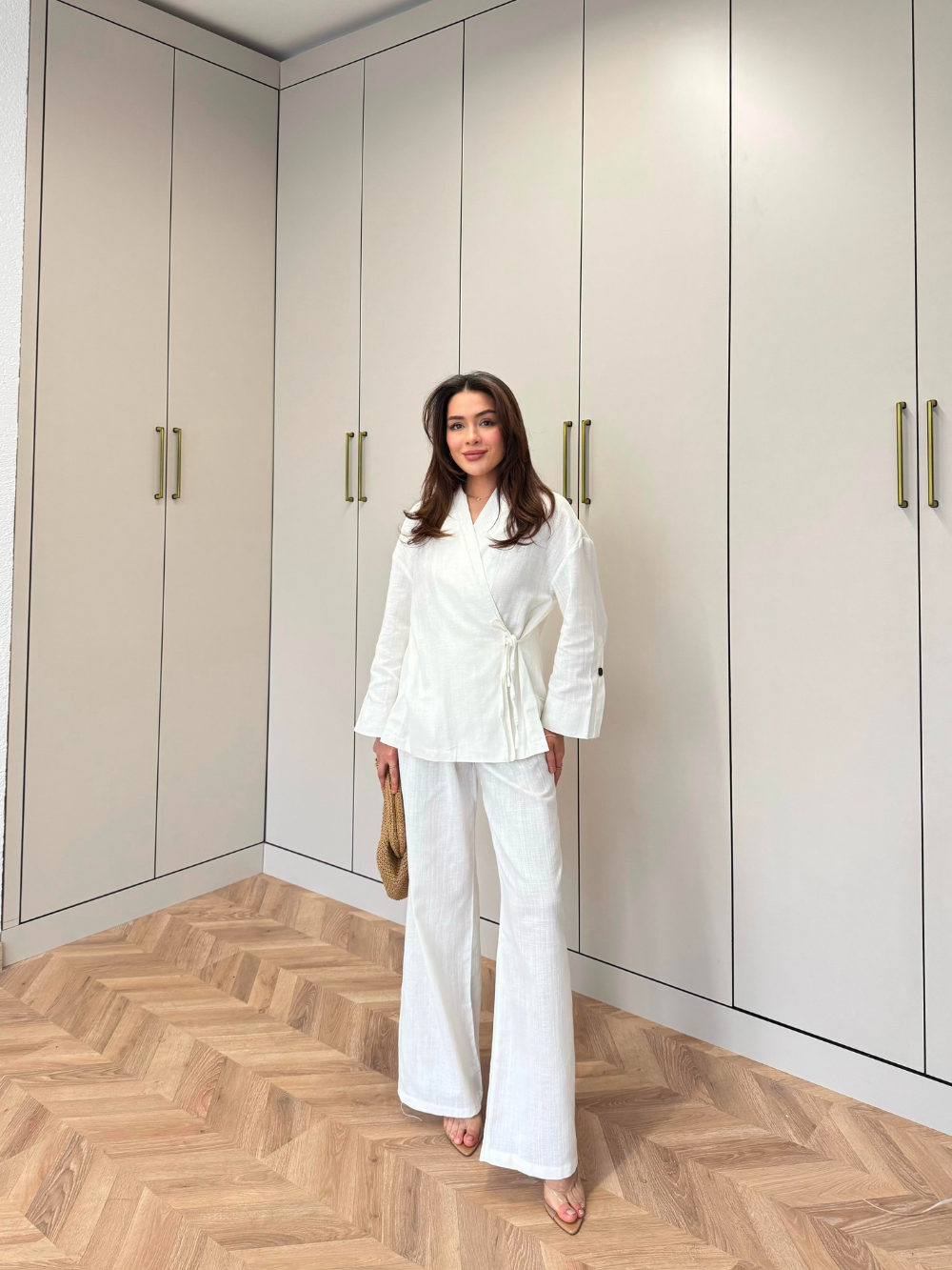 Tulay Linen Co-Ord White