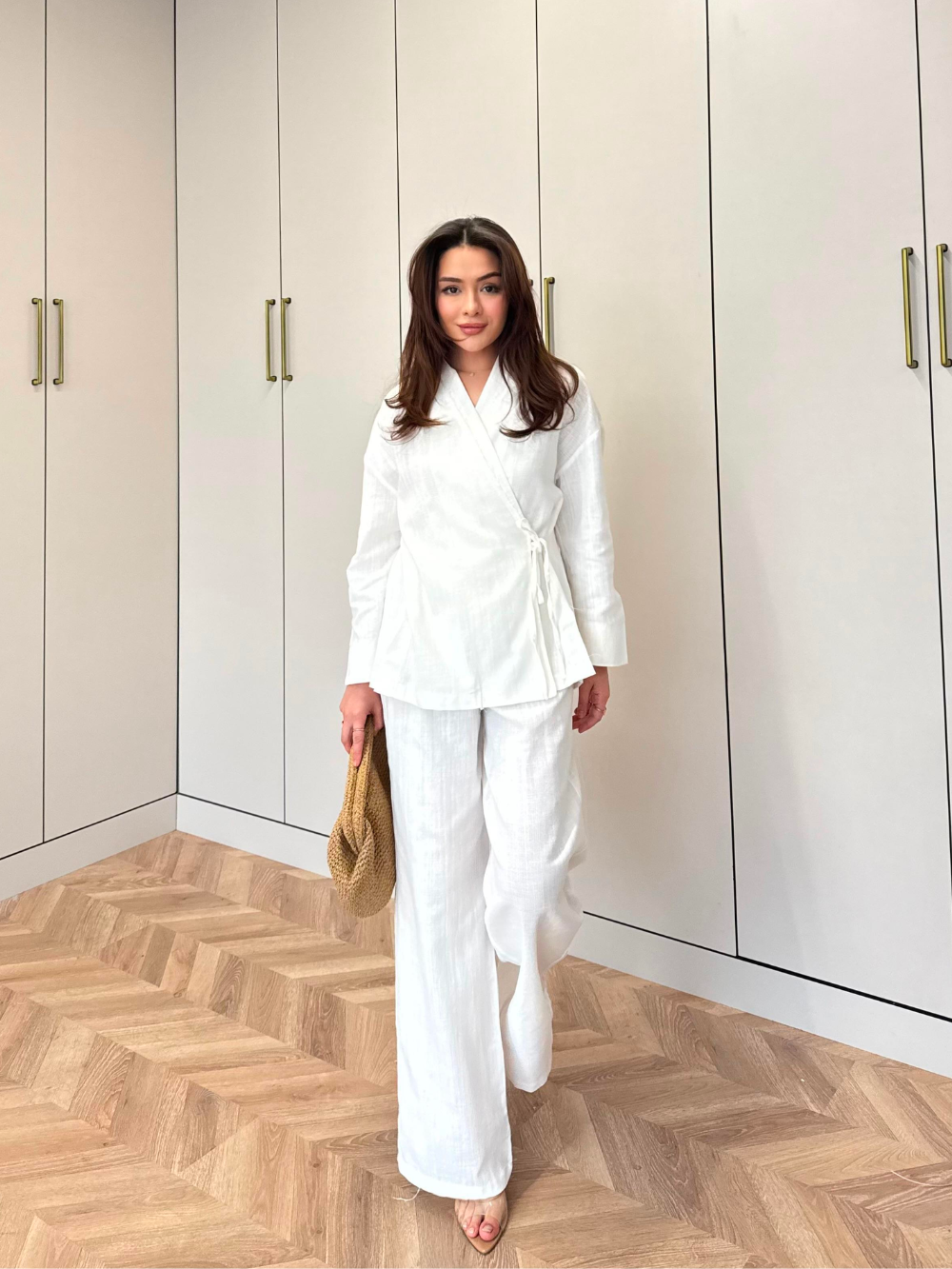 Tulay Linen Co-Ord White