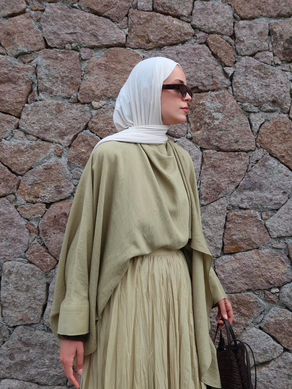 Luce Blouse Olive Green