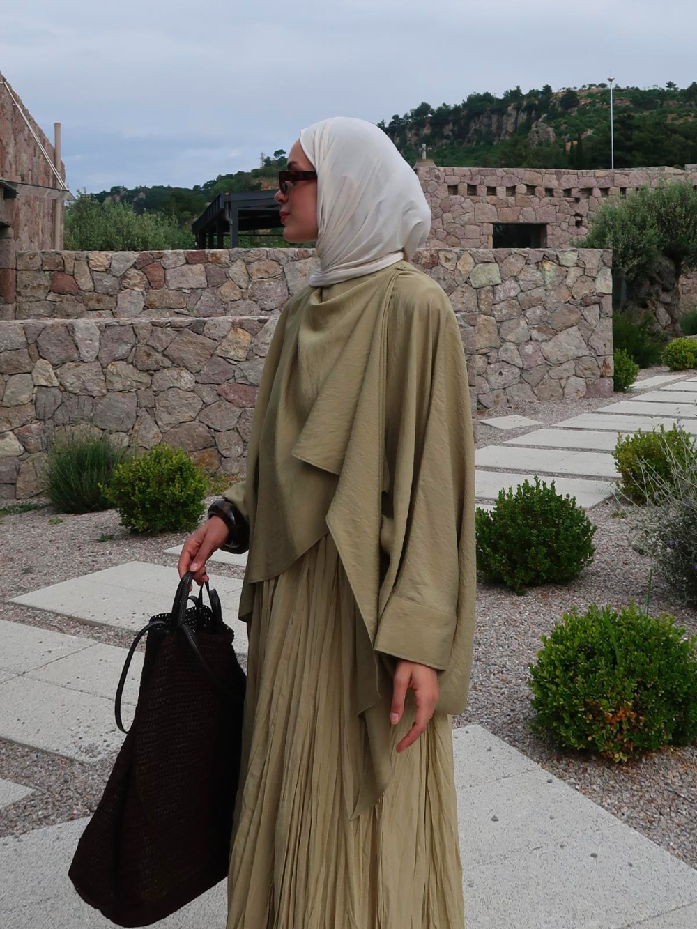 Luce Blouse Olive Green