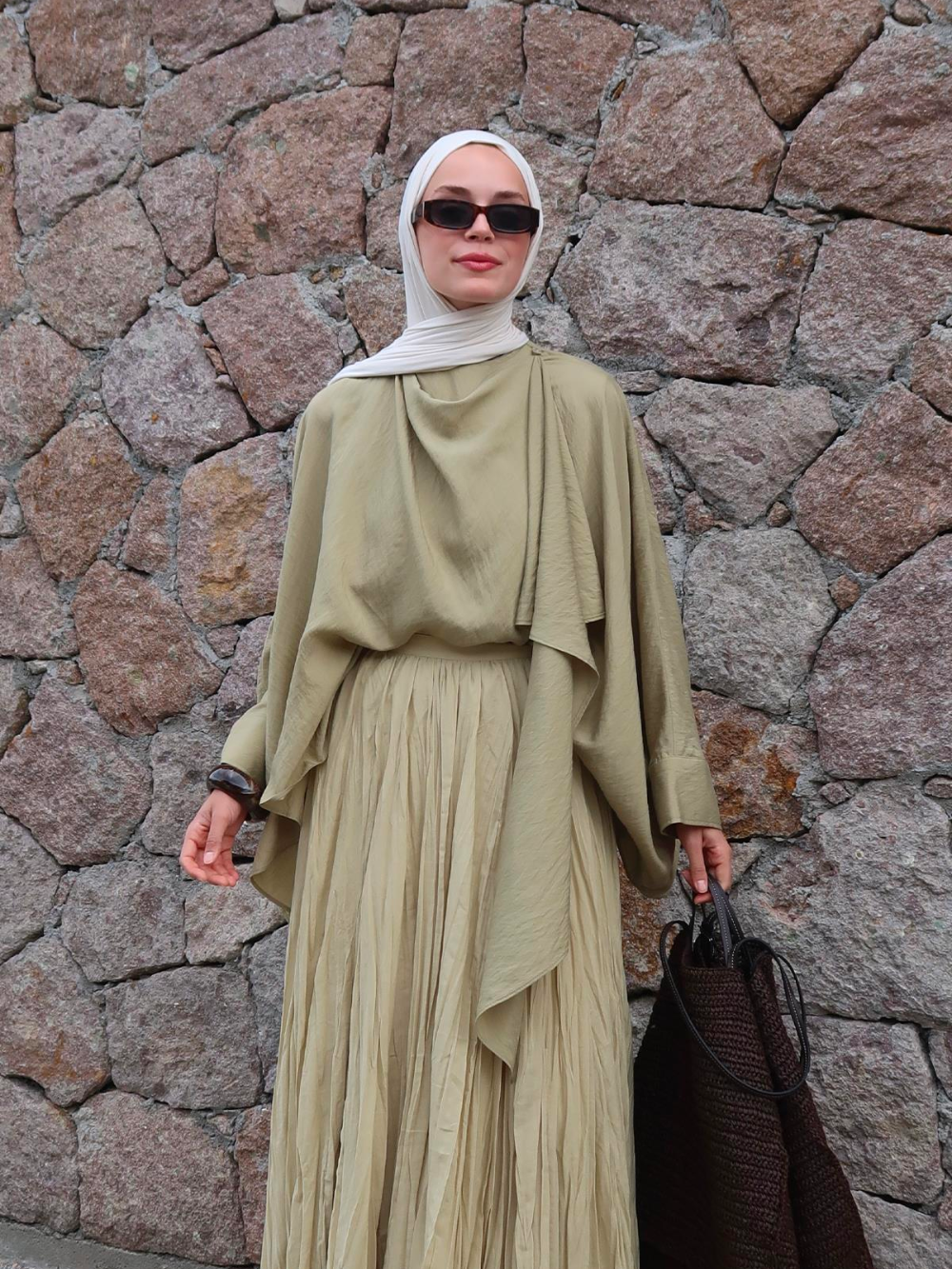 Luce Blouse Olive Green