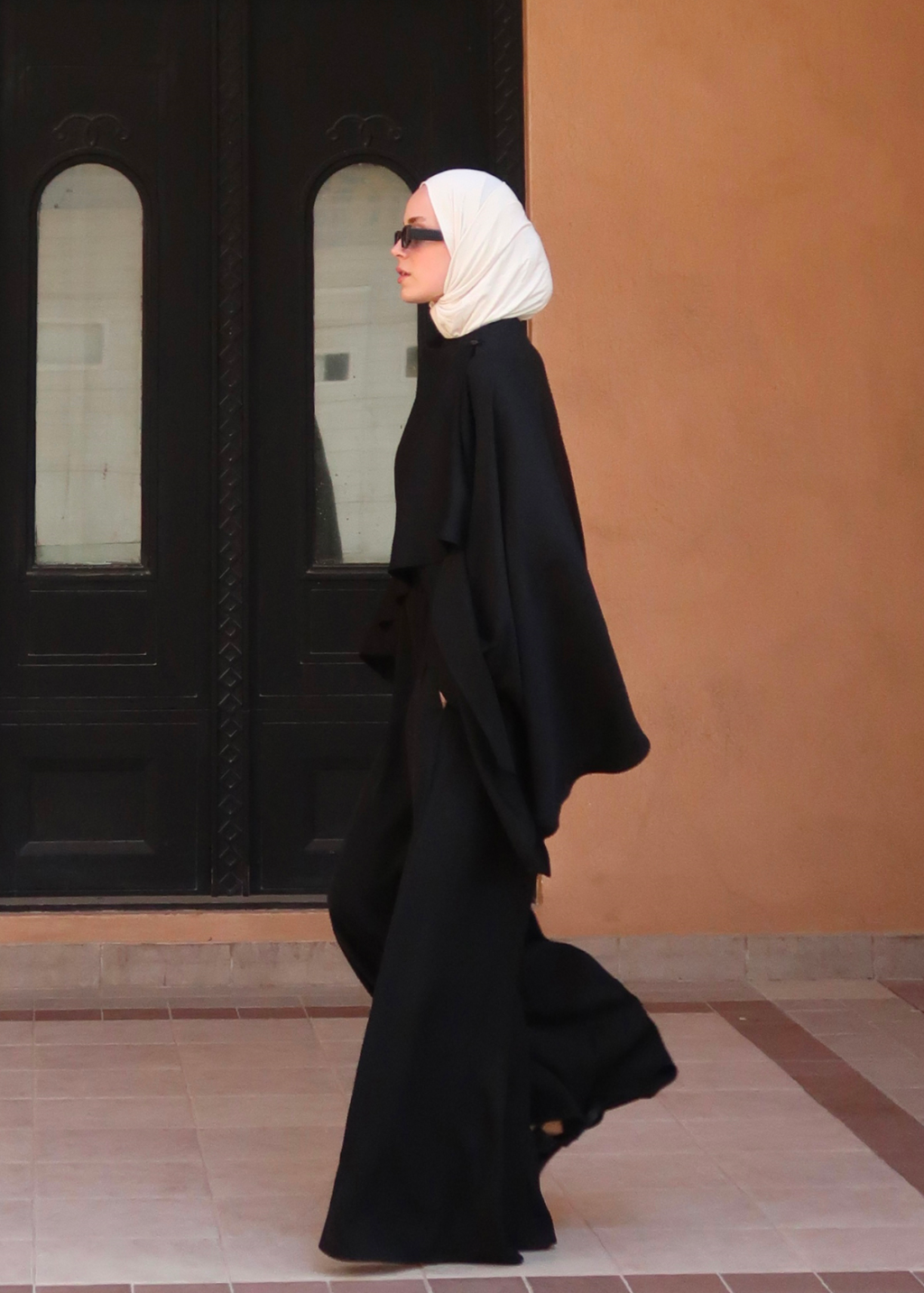 Joud Shawl-Detail Co-Ord Black