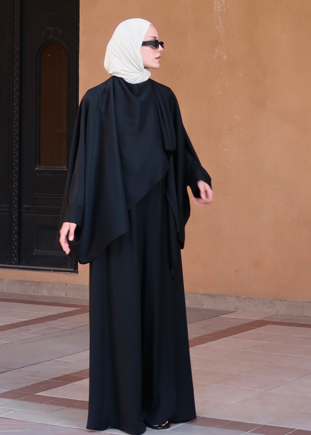 Joud Shawl-Detail Co-Ord Black