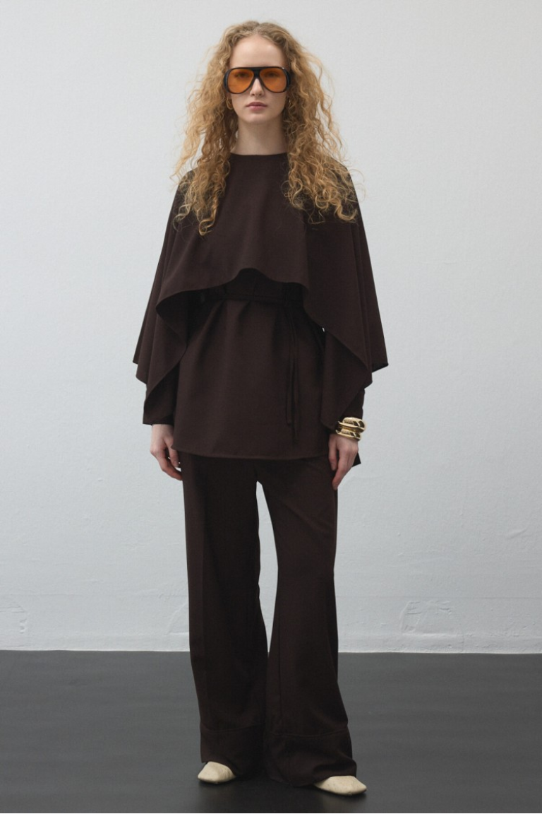 Dark-Brown-Cape-Tunic