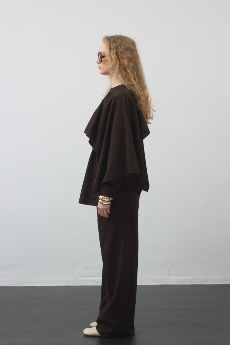 Dark-Brown-Cape-Tunic