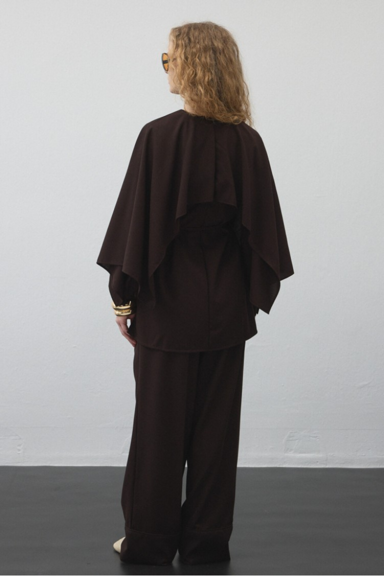 Dark-Brown-Cape-Tunic
